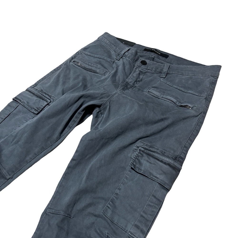 J Brand Grayson Women's Military Skinny Cargo Pants VIN BLK Size 28 x 28 - Picture 4 of 8